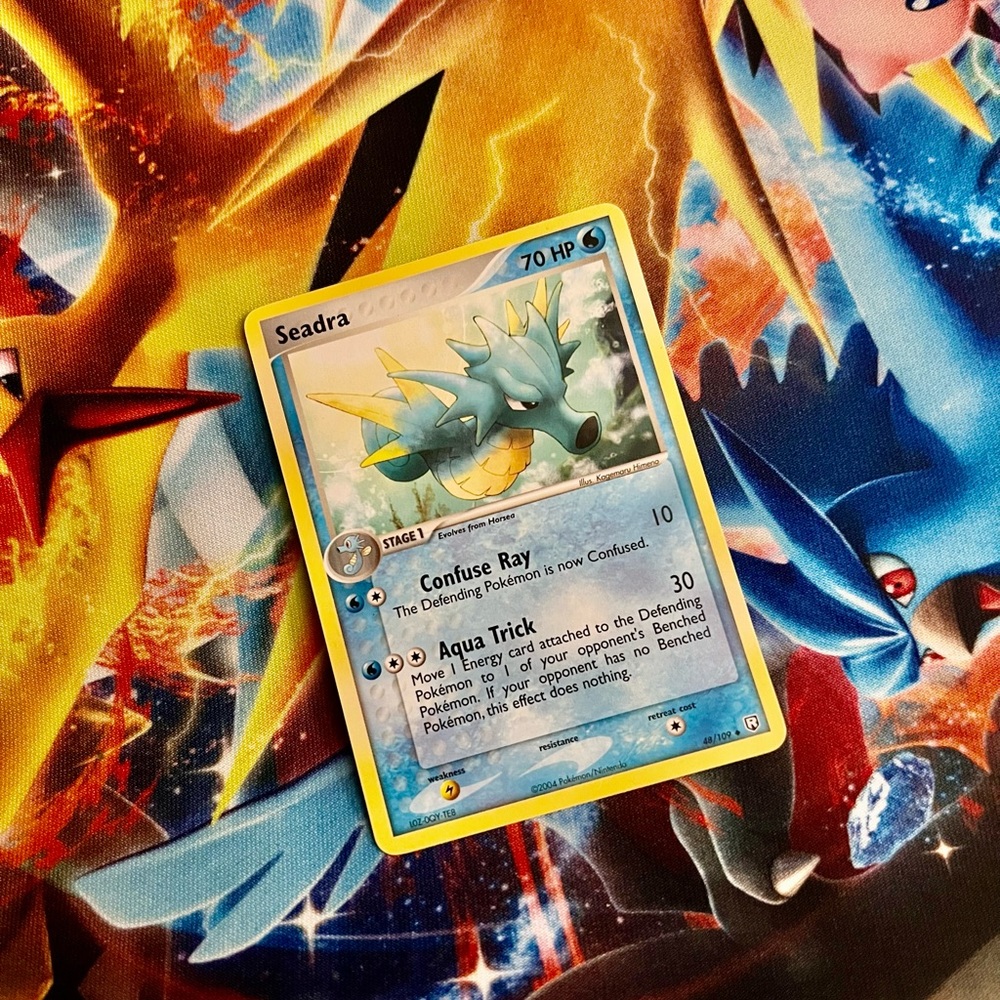 Pokemon Seadra card EX Team Rocket Returns 2004